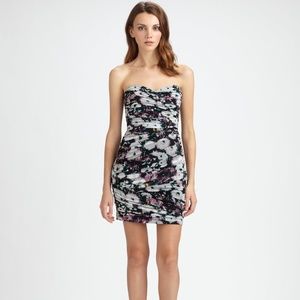 BCBGMaxAzria Winnie Lavendar Floral Mini Dress